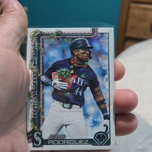 Topps Mariners Trading Card with Festive Design